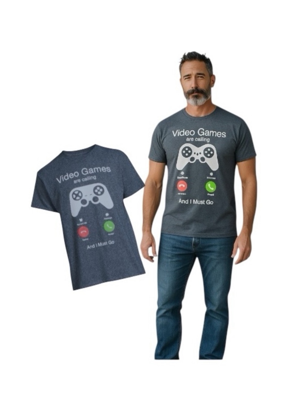 Video Games Are Calling And I Must Go Graphic Tee
